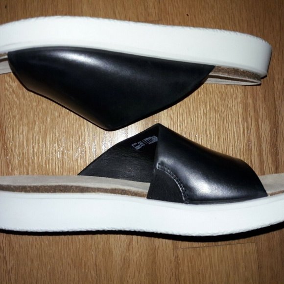 ECCO Womens Corksphere Black Slide Sandals 9 US, EU 40 NEW without box - Picture 4 of 5